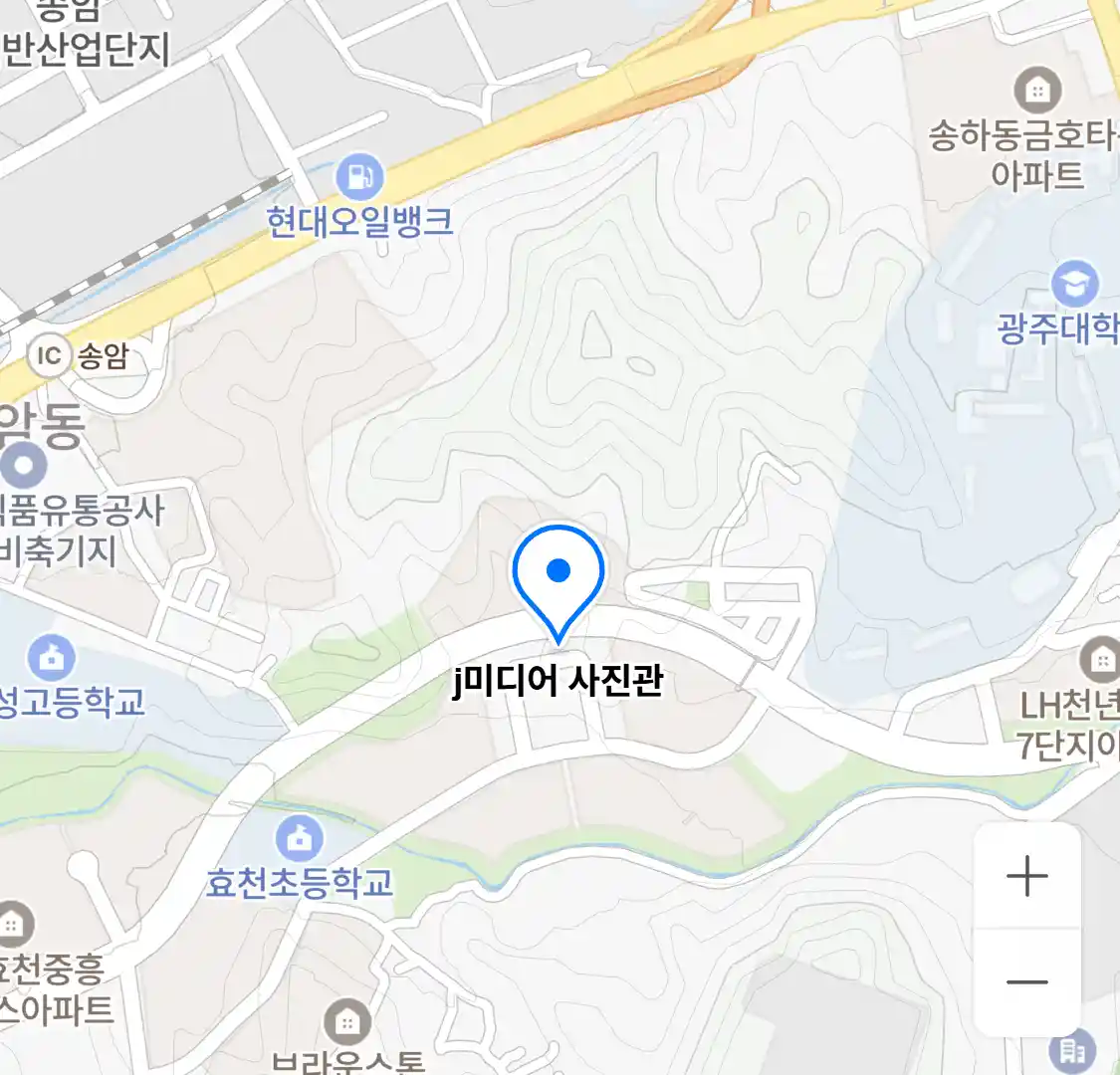 j미디어 사진관 위치