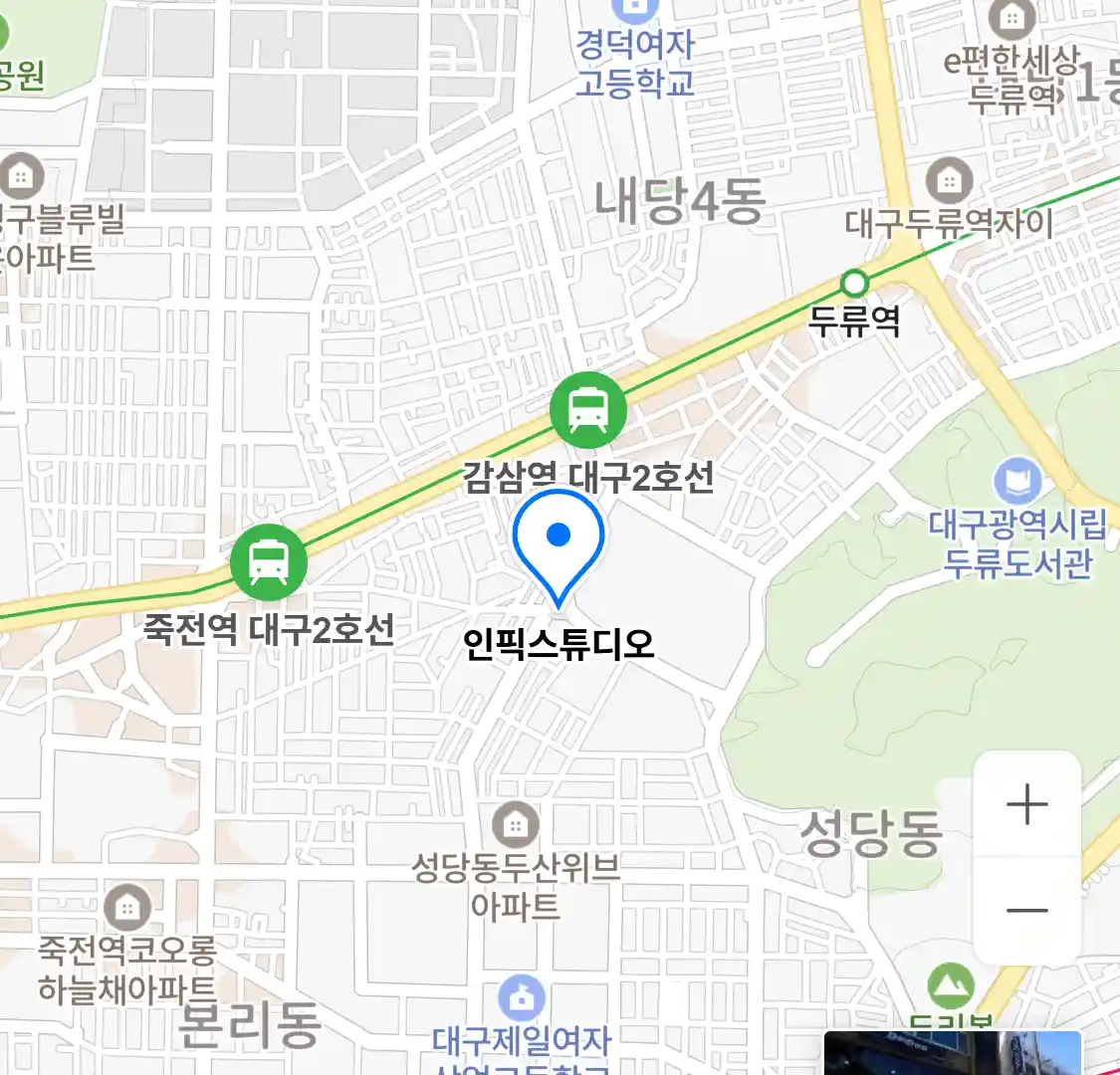 인픽스튜디오 지도