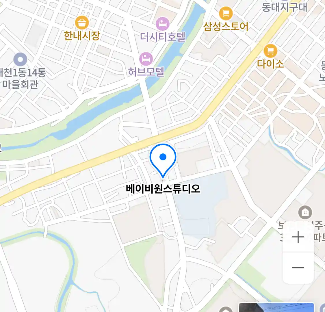 베이비원스튜디오 위치