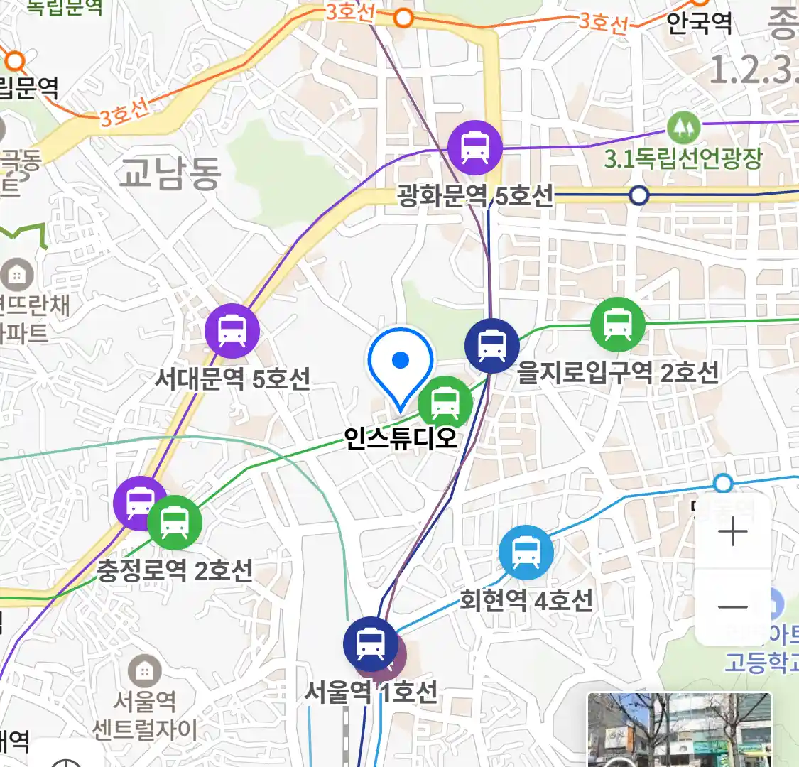 인스튜디오 위치