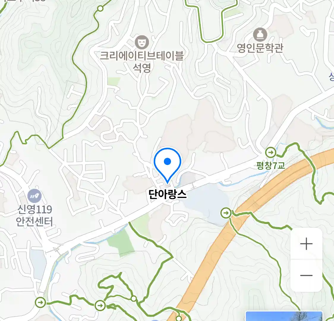 단아랑스 위치