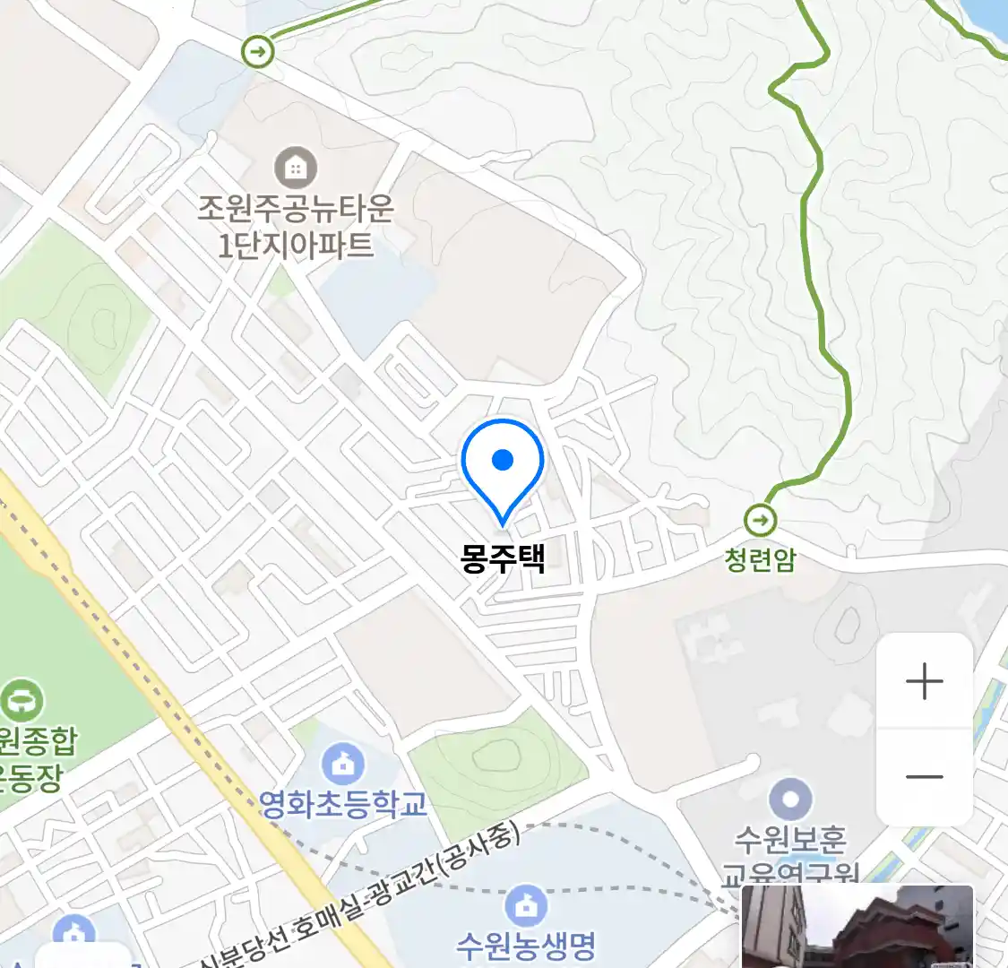 몽주택 위치