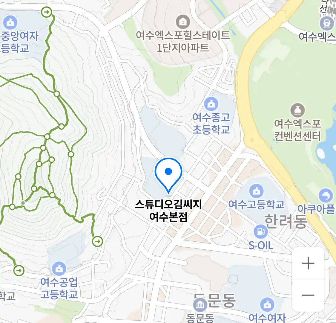 스튜디오김씨지 여수본점 위치