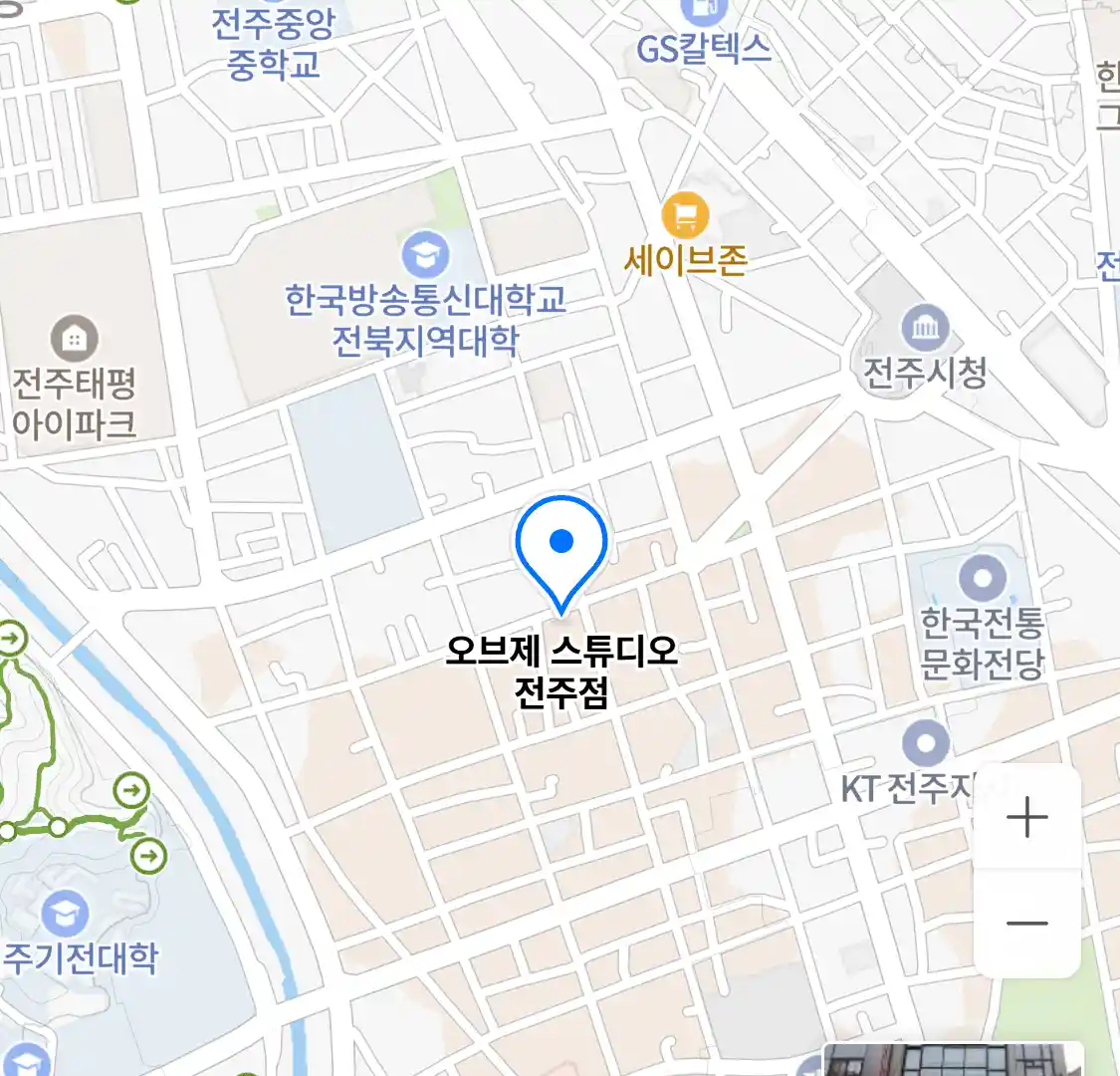 오브제 스튜디오 전주점 위치