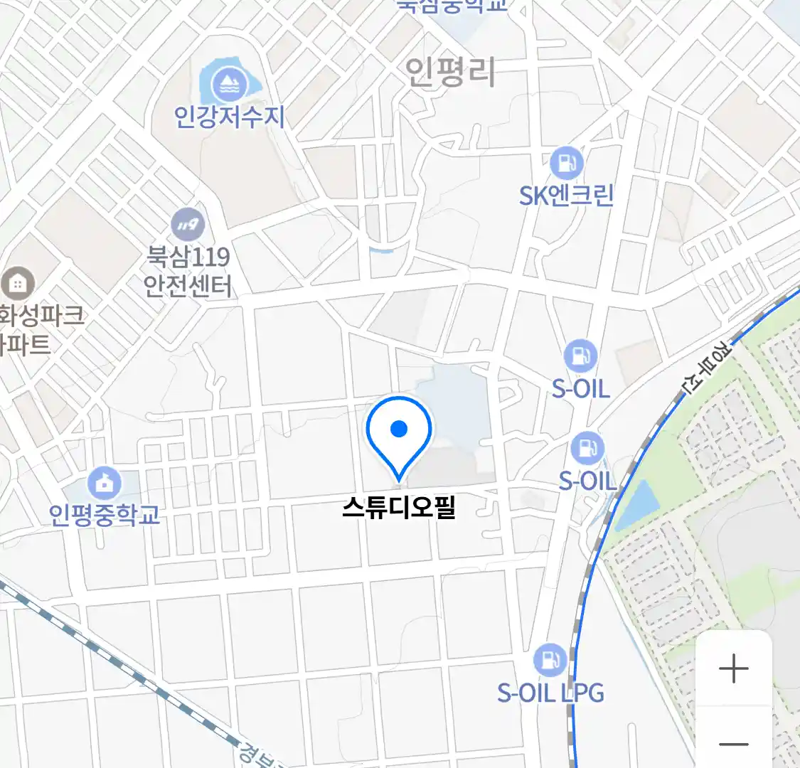 스튜디오필 위치