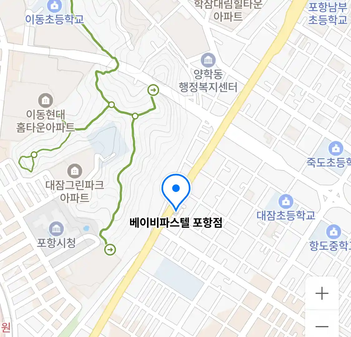 베이비파스텔 포항점 위치