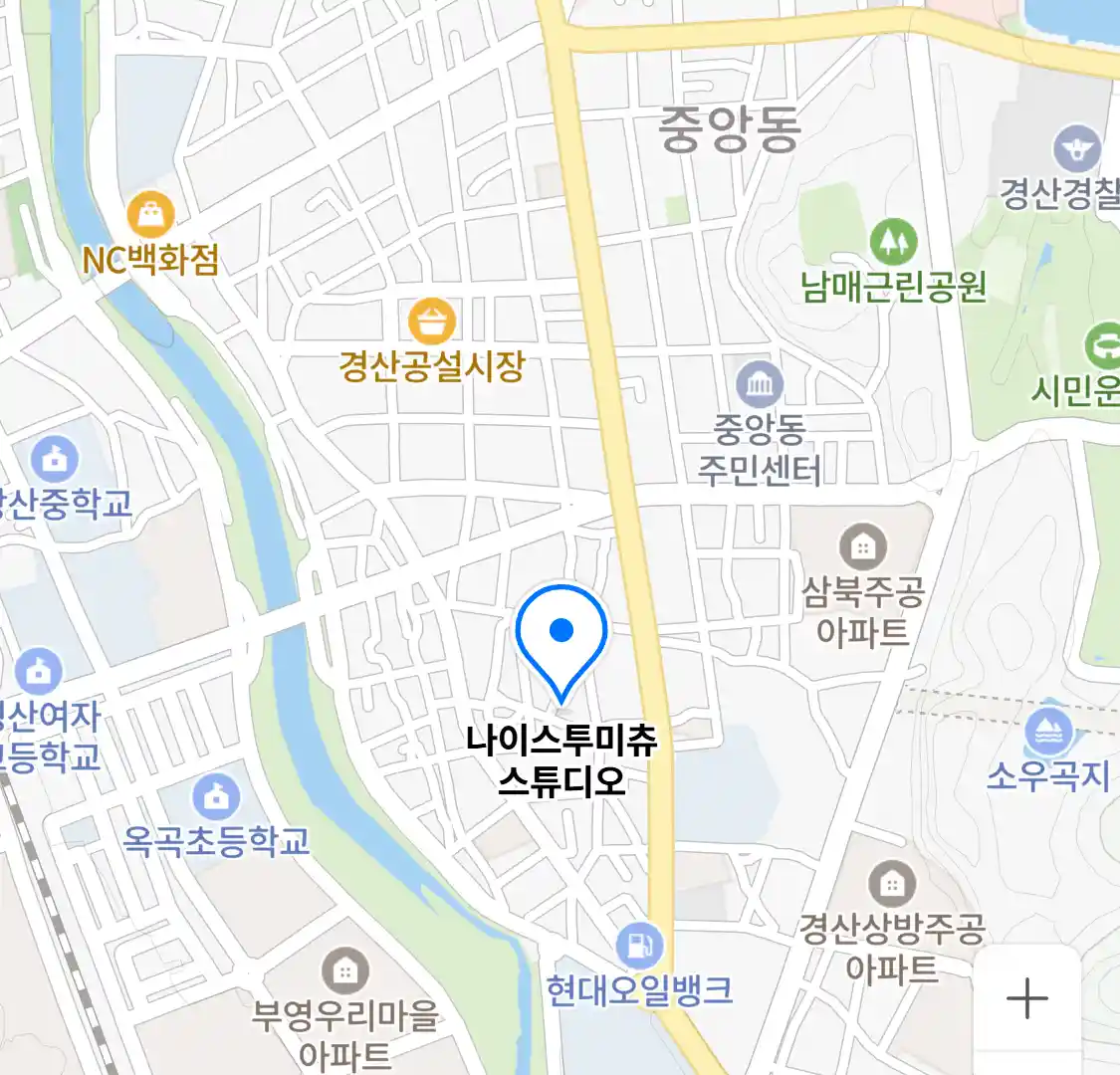 나이스투미츄 스튜디오 지도