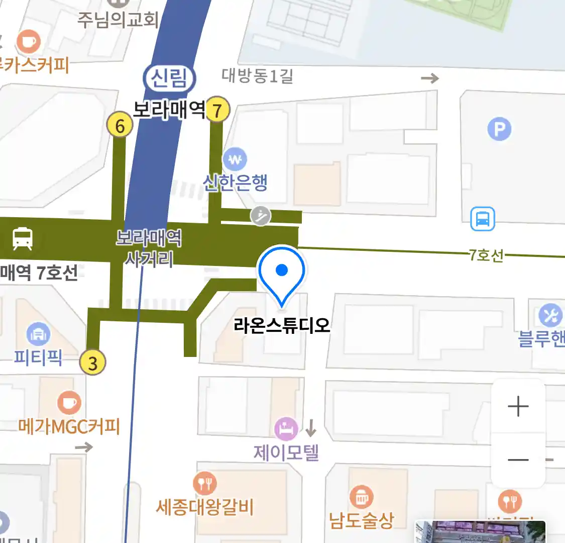 라온스튜디오 위치