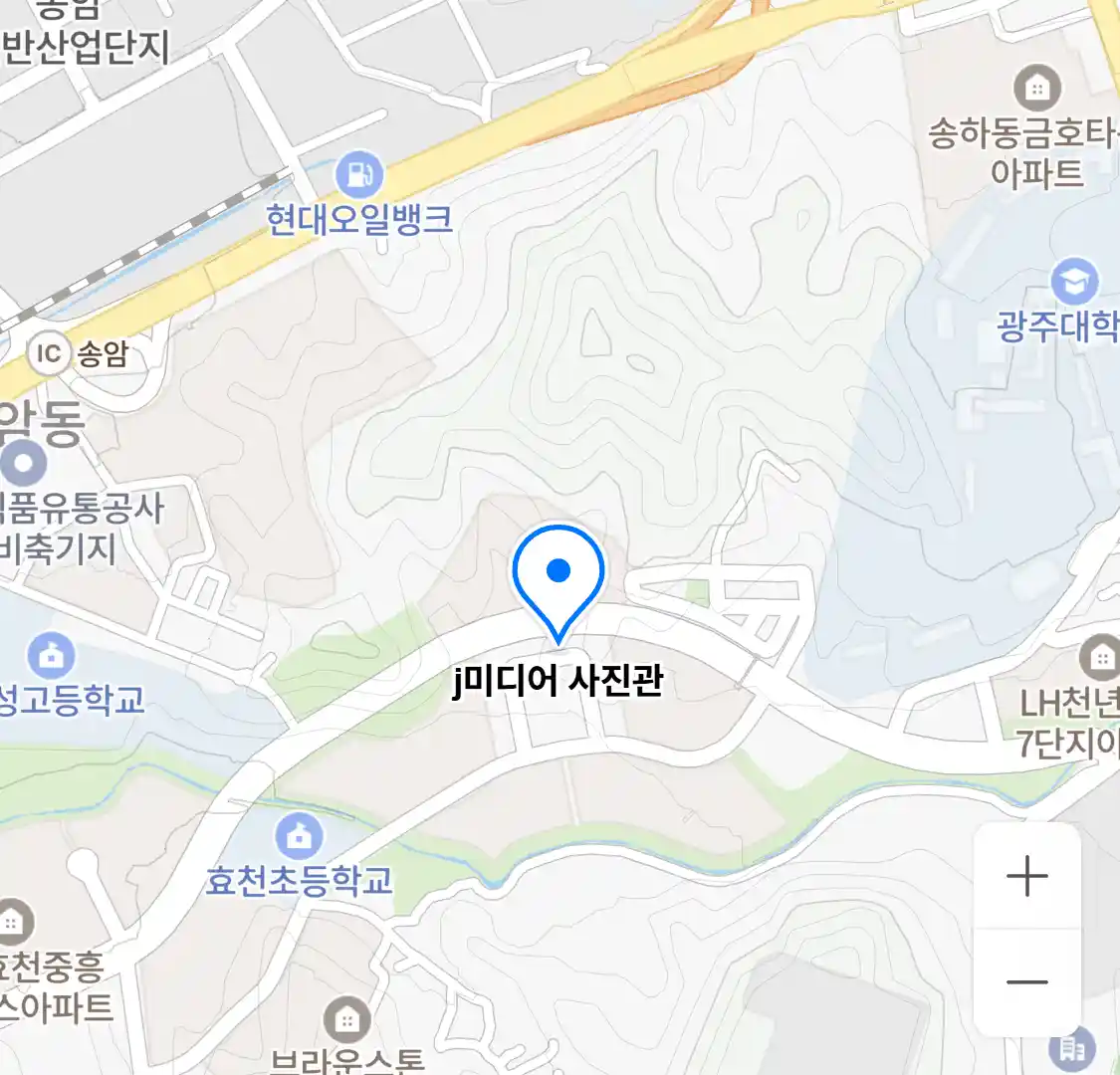 j미디어 사진관 위치