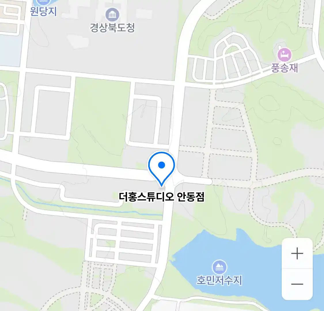 더홍스튜디오 안동점 위치